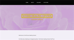 Desktop Screenshot of divinehealingcenter.org