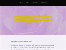 Tablet Screenshot of divinehealingcenter.org